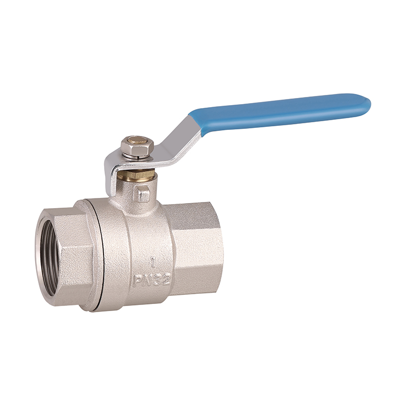 GH-1003 Válvula de bola de latón con recubrimiento de níquel