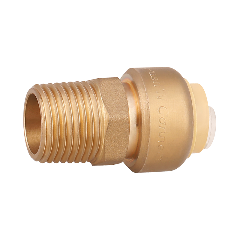 GH-6016 Empalme de fontanería Push-fit de latón