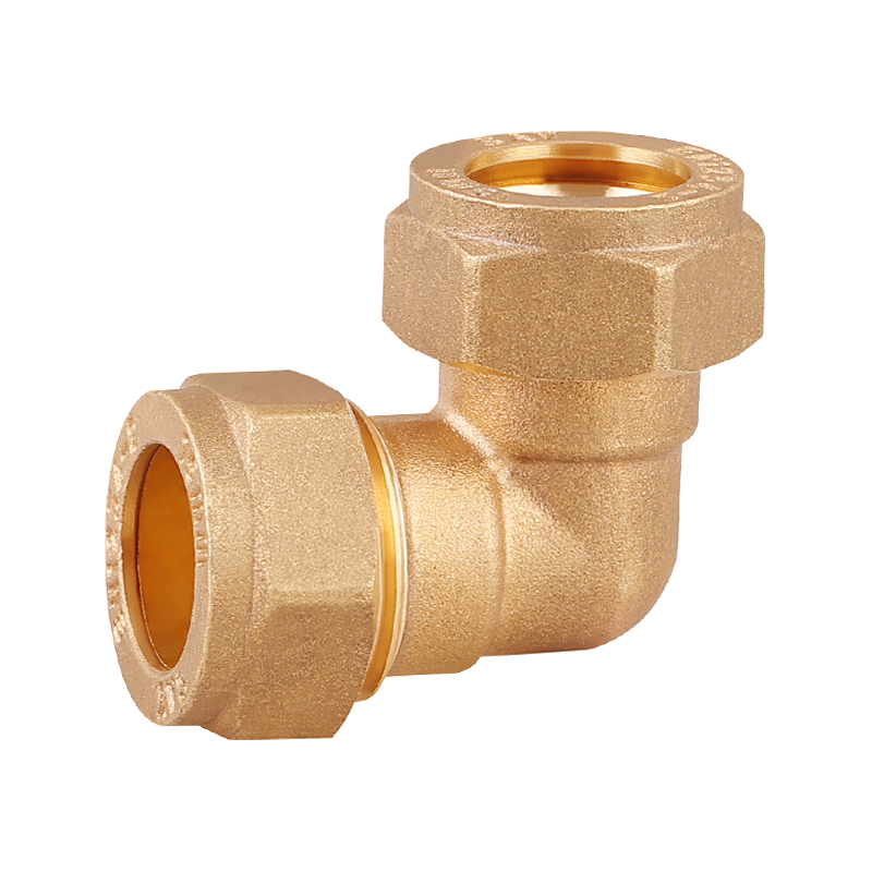GH-6018 Codo de compresión de latón igual