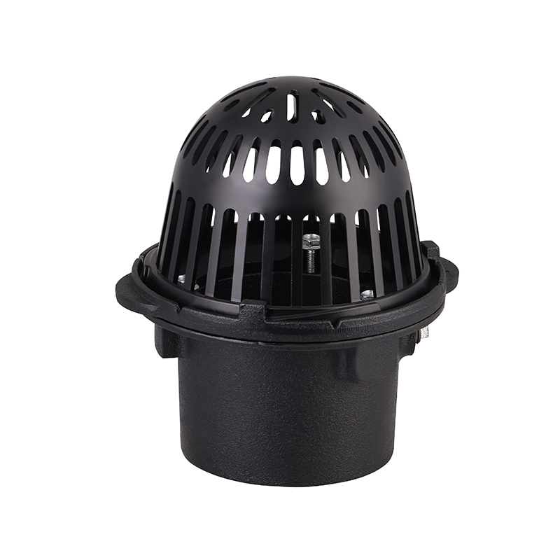 GH-6034 Desagüe de piso para techo de hierro fundido con cúpula