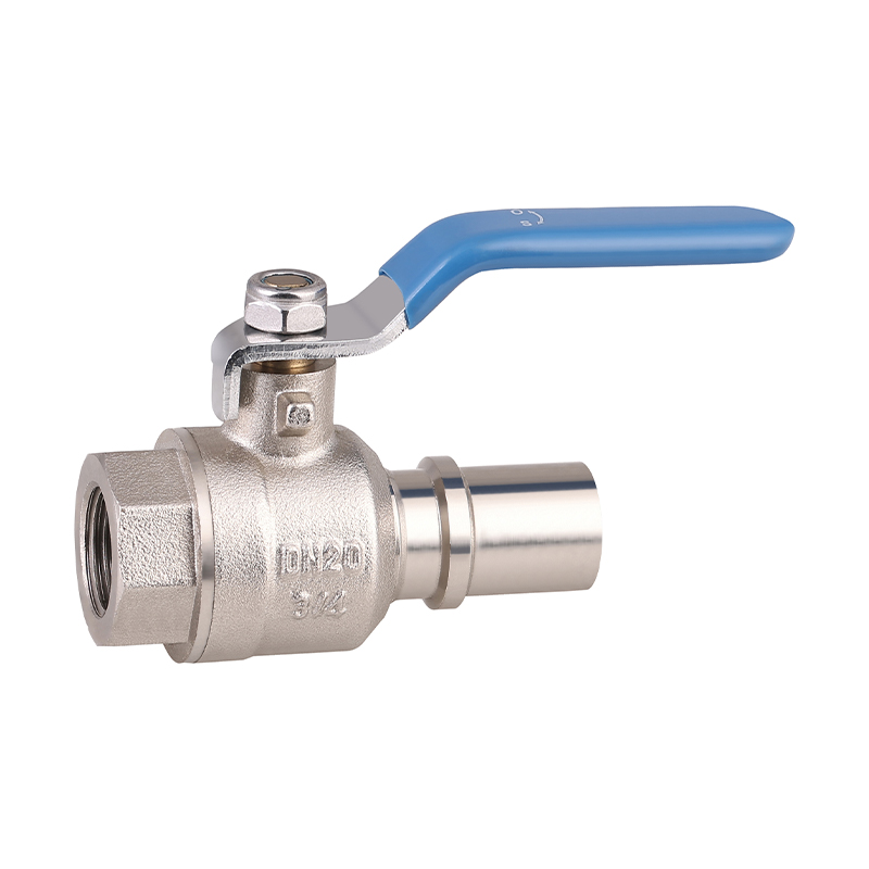 GH-1008 Válvula de bola de latón hembra x prensa