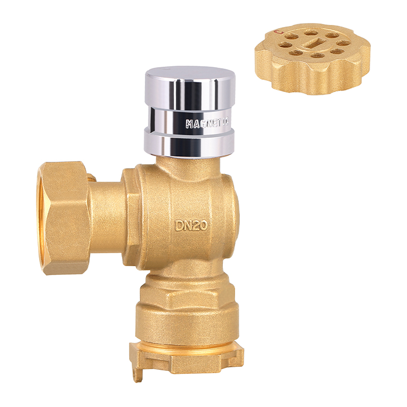 GH-1030 Válvula magnética de latón para medidor de agua Anti-robo