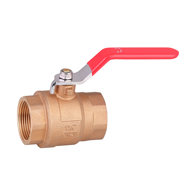 GH-1035 Válvula de bola de bronce con puerto completo