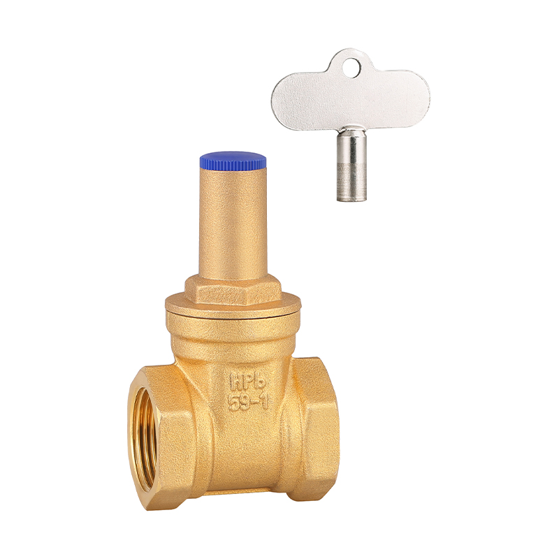 GH-2005 Válvula de compuerta de latón con cerradura