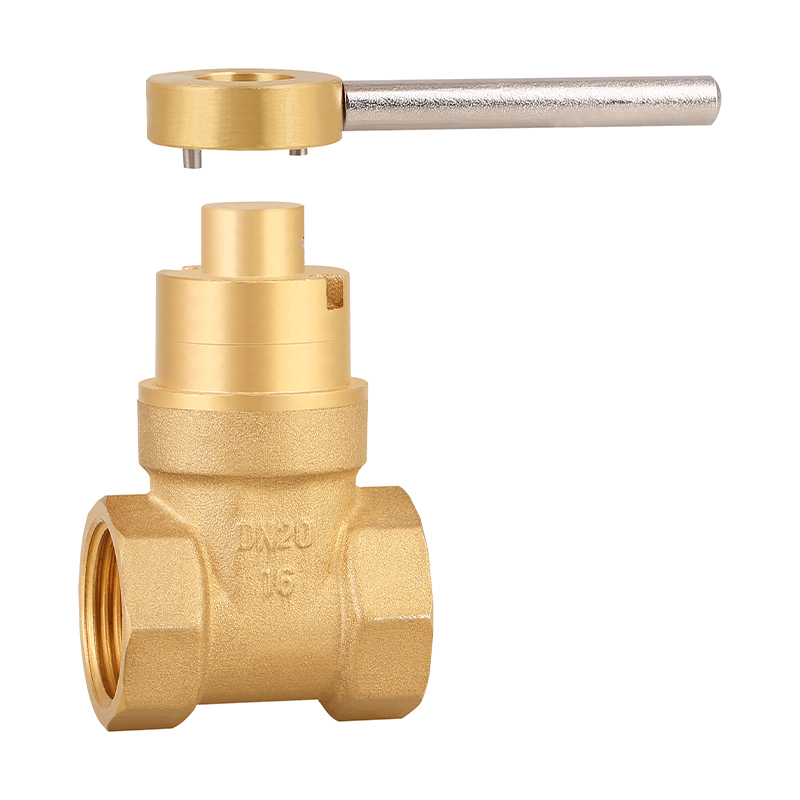 GH-2006 Válvula de compuerta de latón con cerradura magnética