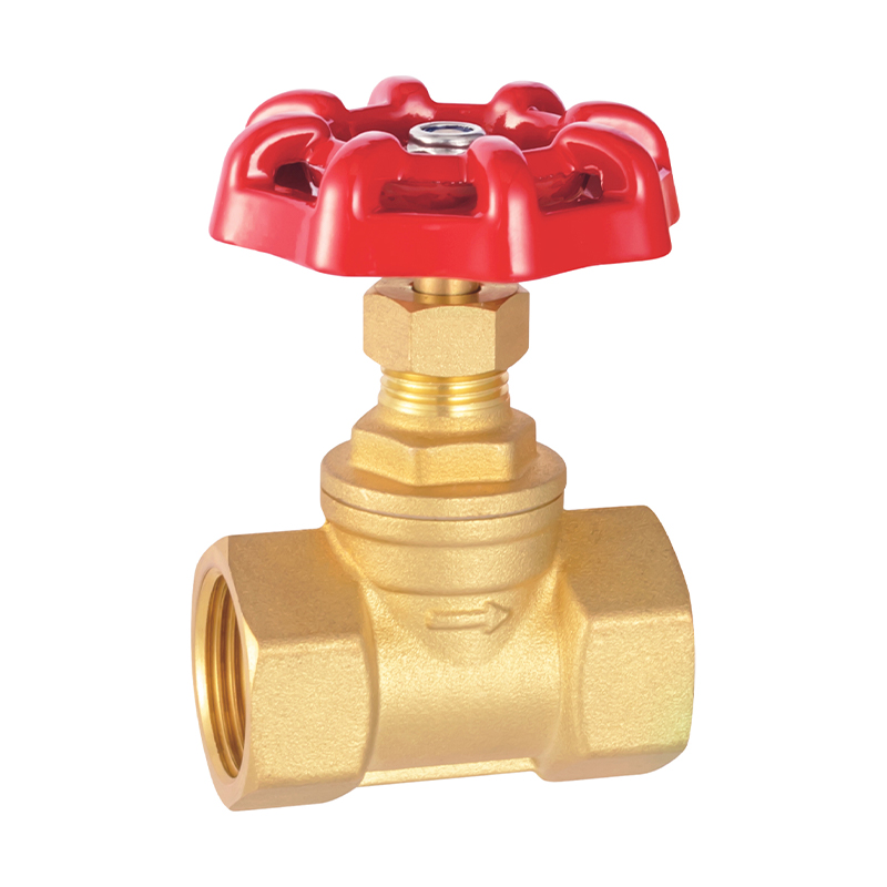 GH-3004 Válvula de globo de latón con rueda de manija de hierro fundido