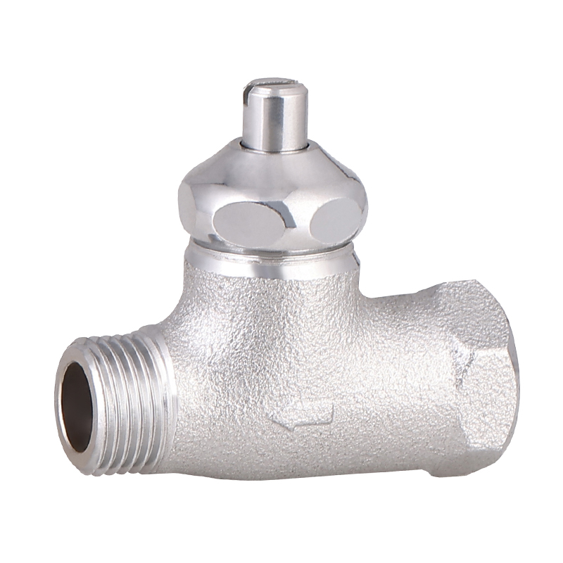 GH-3008 Válvula de paro de latón niquelada
