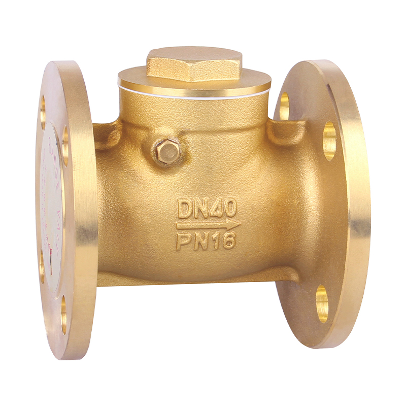 GH-4006 Válvula de retención de latón con brida